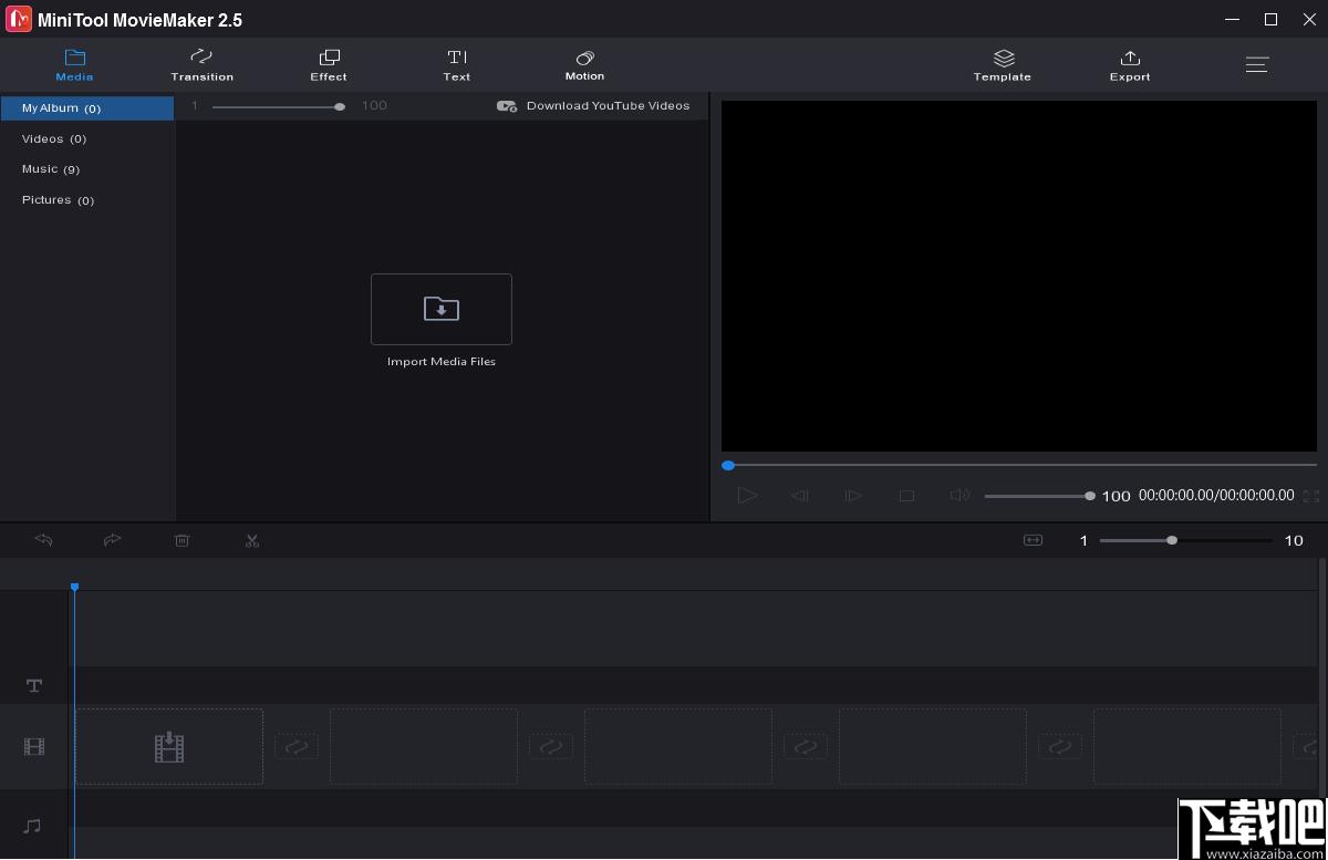 MiniTool MovieMaker下载,视频编辑,视频制作,视频剪辑