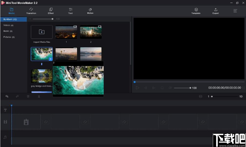 MiniTool MovieMaker下载,视频编辑,视频制作,视频剪辑