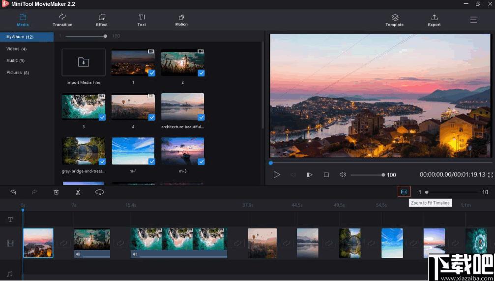 MiniTool MovieMaker下载,视频编辑,视频制作,视频剪辑
