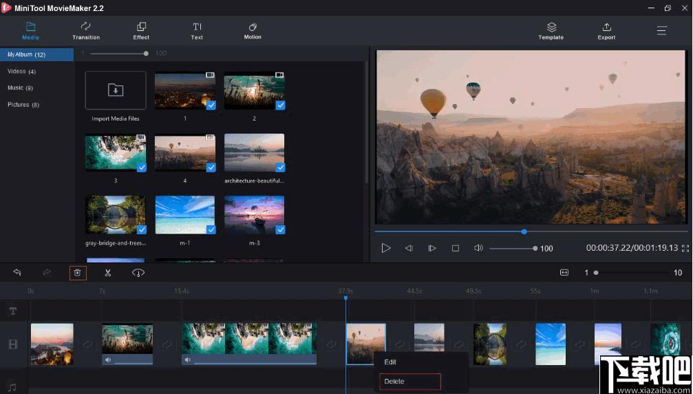 MiniTool MovieMaker下载,视频编辑,视频制作,视频剪辑
