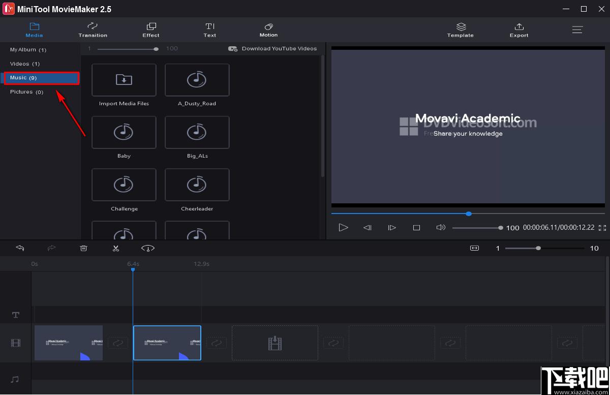 MiniTool MovieMaker下载,视频编辑,视频制作,视频剪辑