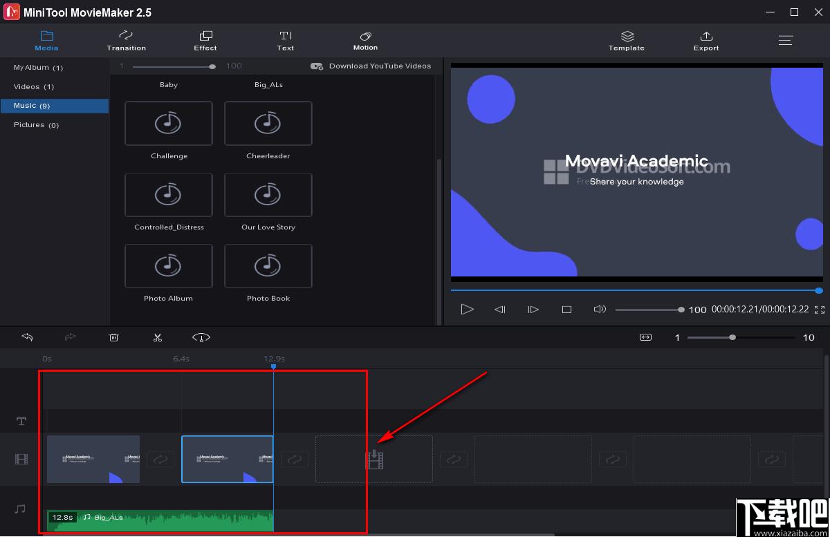 MiniTool MovieMaker下载,视频编辑,视频制作,视频剪辑