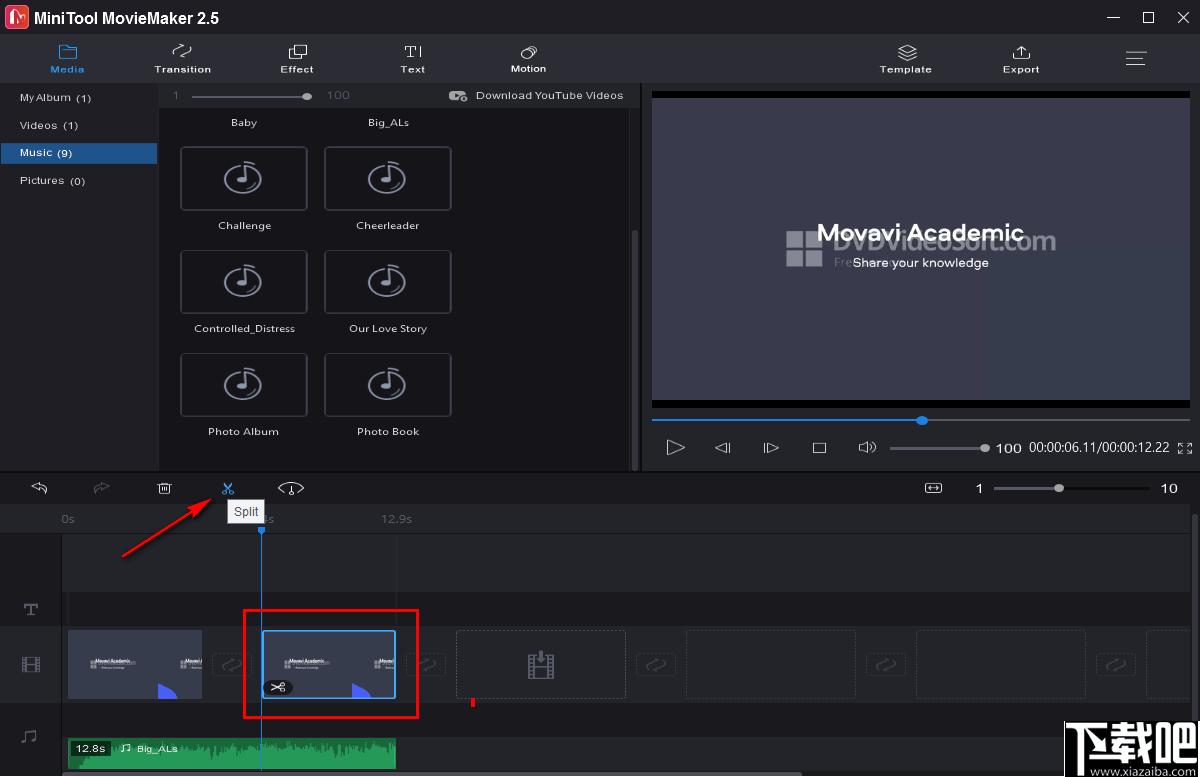 MiniTool MovieMaker下载,视频编辑,视频制作,视频剪辑
