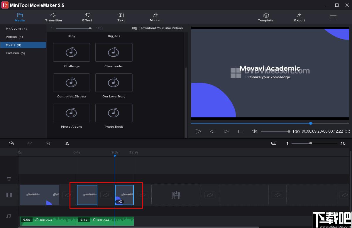 MiniTool MovieMaker下载,视频编辑,视频制作,视频剪辑